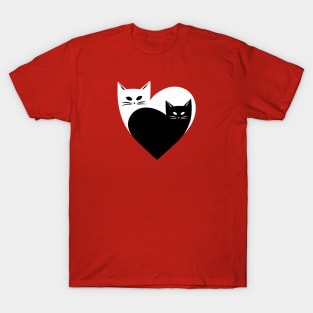 Kitty Love Heart T-Shirt